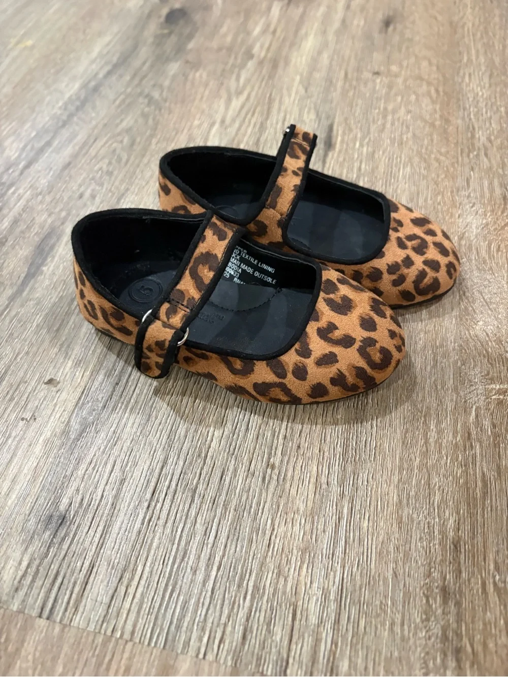 Cat & Jack Leopard Mary Jane Shoes – Baby Size 5